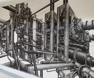 On Landscape; Diesel Engines working#1